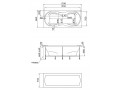 Акриловая ванна 1MarKa Dinamica 170x80