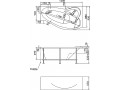Акриловая ванна 1MarKa Gracia R 160 см