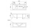 Акриловая ванна 1MarKa Modern 165х70 см