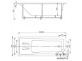 Акриловая ванна Акватек Либра 170 см