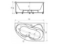 Акриловая ванна Акватек Вега R
