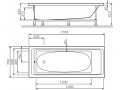 Акриловая ванна Am.Pm Sense 170х70