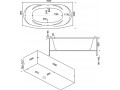 Акриловая ванна Bas Фиеста 194 см