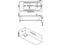 Акриловая ванна Bas Верона 150 см