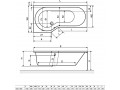 Акриловая ванна Excellent Be Spot 160x80 левая