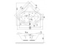 Акриловая ванна Excellent Konsul 150x150