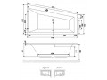 Акриловая ванна Excellent Sfera 170x100 левая