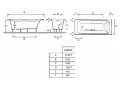 Акриловая ванна Jacob Delafon Elite 170x70