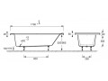 Акриловая ванна Jacob Delafon Formilia 170x80 R