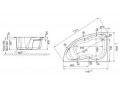 Акриловая ванна Jacob Delafon Micromega Duo 150x100 L