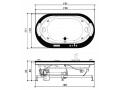 Акриловая ванна Jacuzzi Opalia Wood