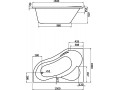 Акриловая ванна Santek Ибица L