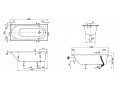 Акриловая ванна Villeroy & Boch Oberon UBQ180OBE2V-01 alpin