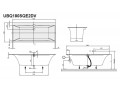 Акриловая ванна Villeroy & Boch Squaro Edge 12 UBQ180SQE2DV-01 alpin