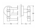 Крючок Artwelle Harmonie HAR 010 поворотный