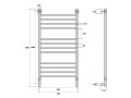 Полотенцесушитель водяной Energy Prestige 100x50