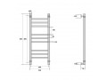 Полотенцесушитель водяной Energy Prestige 80x30