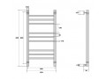 Полотенцесушитель водяной Energy Prestige 80x40