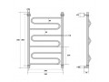 Полотенцесушитель водяной Energy Sonata 80x50