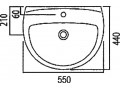 Раковина IFO Arret RS031055000 55 см