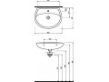 Раковина IFO Hitta RS041106000 60 см