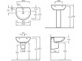 Раковина Jacob Delafon Patio E4158NG 55 см