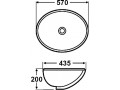 Раковина Melana MLN-540