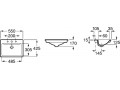 Раковина Roca Diverta 32711600Y 55 см