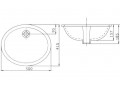 Раковина SSWW CL3022 50 см